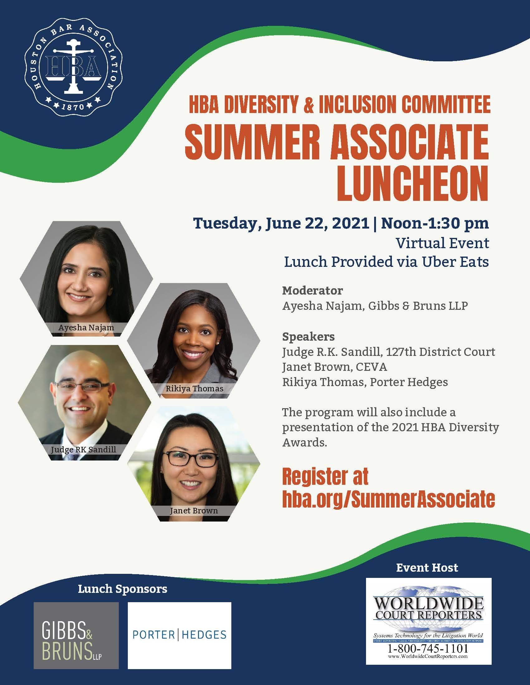 Diversity Luncheon and Awards Presentation flyer
