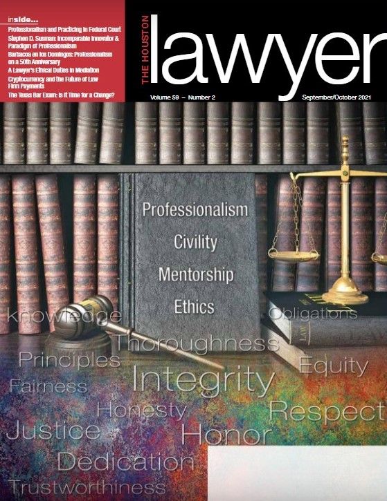 The cover of the September-October 2021 issue