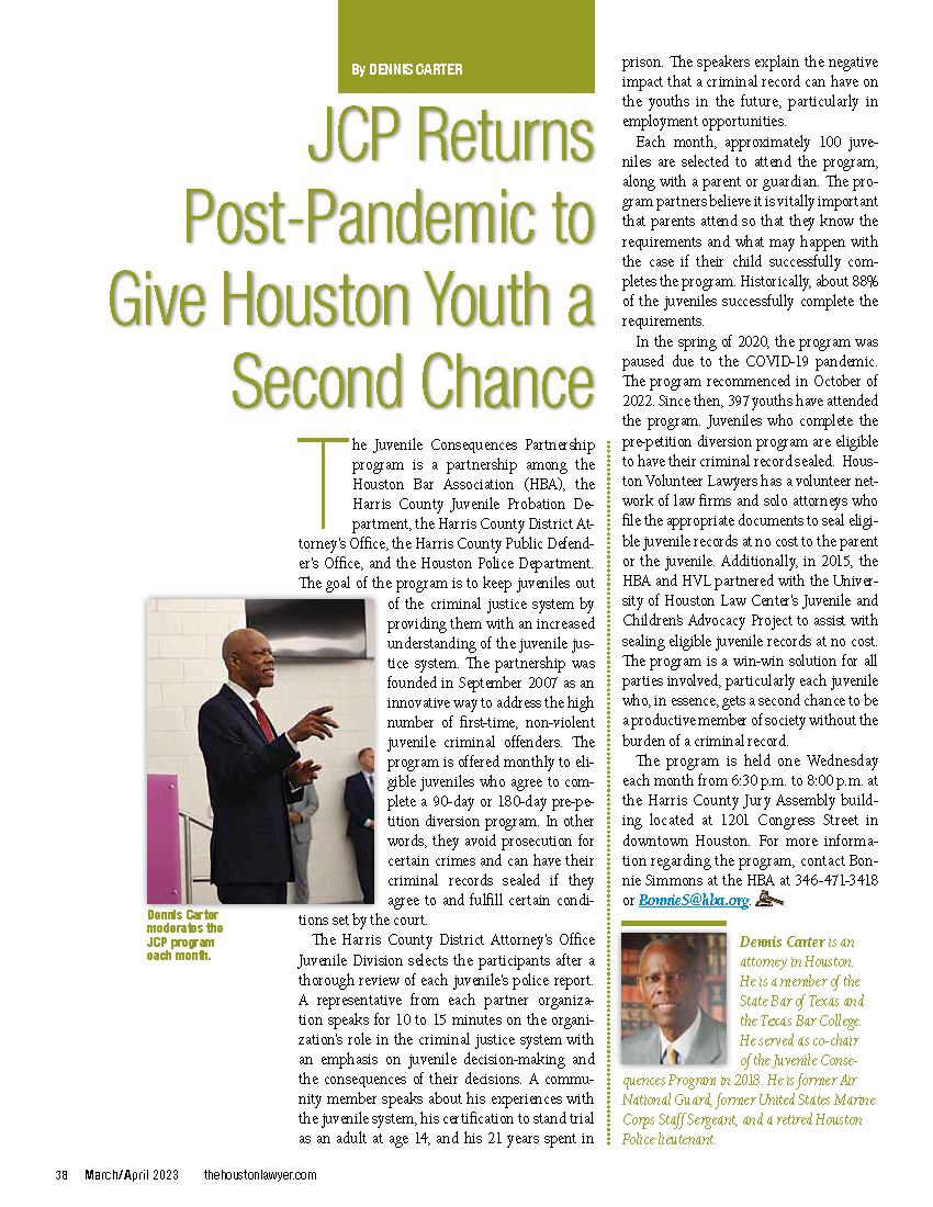 Juvenile Consequences Partnership